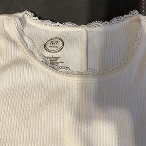 Super soft ribbed long sleeved shirt